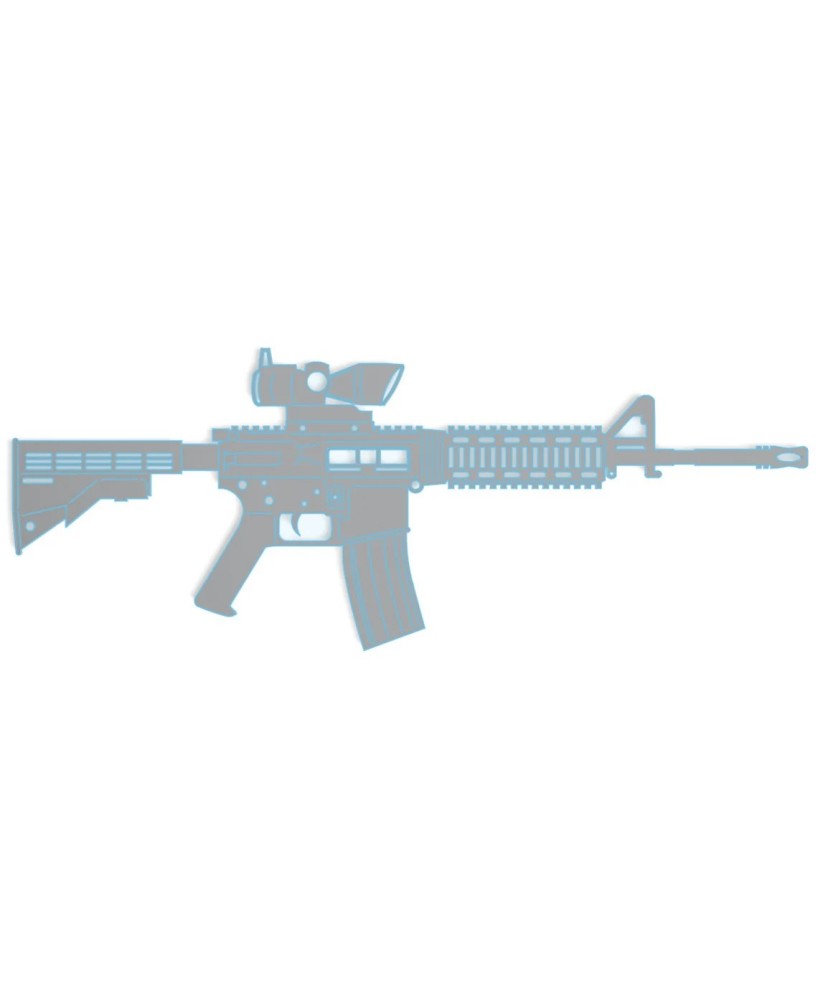 AR15/M16/M4 All metal Laser Cut 16 Gauge Steel, Powder coated