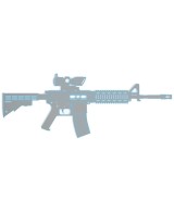 AR15/M16/M4 All metal Laser Cut 16 Gauge Steel, Powder coated